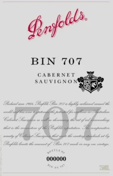 Penfolds Bin 707 Cabernet Sauvignon