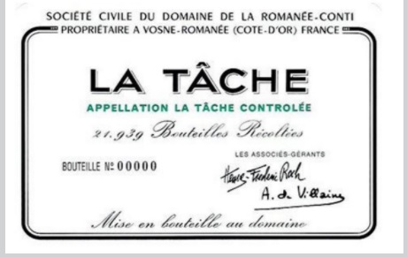 DRC La Tâche Grand Cru