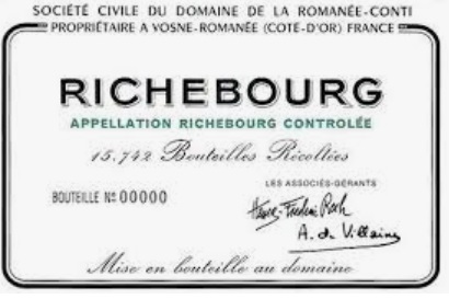 DRC Richebourg Grand Cru