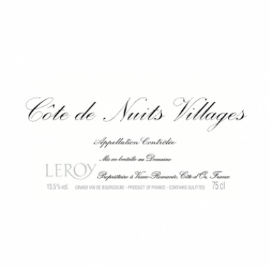 Maison Leroy Cote de Nuits Villages