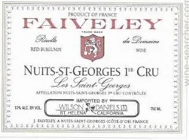 Domaine Faiveley Nuits Saint Georges Les Saint Georges