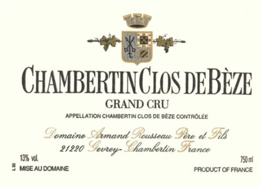 Domaine Armand Rousseau Chambertin Clos de Beze Grand Cru