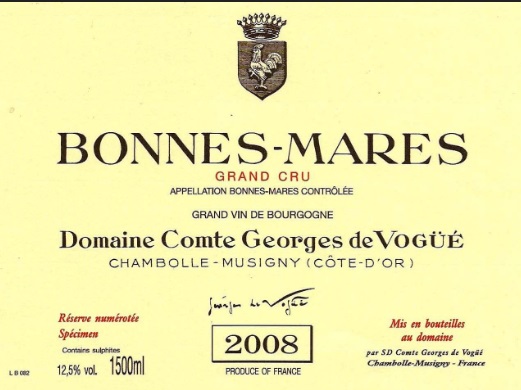 Domaine Comte Georges de Vogüé Bonnes Mares Grand Cru