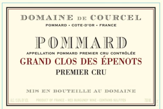 Domaine de Courcel Grand Clos des Epenots 1er Cru
