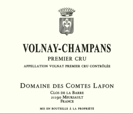 Domaine des Comtes Lafon Volany Champans 1er Cru