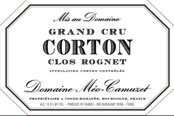 Domaine Meo Camuzet Corton Clos Rognet Grand Cru