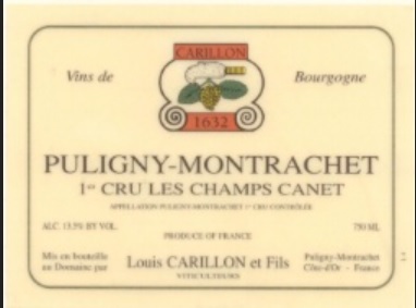 Domaine Louis Carillon Champ Canet 1er Cru