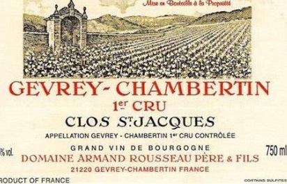 Domaine Armand Rousseau Clos Saint Jacques 1er Cru
