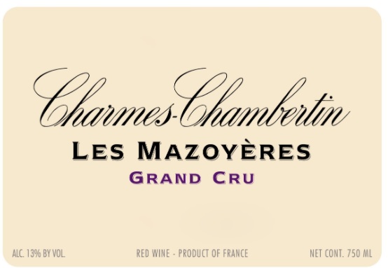  Domaine de la Vougeraie Charmes Chambertin Grand Cru 