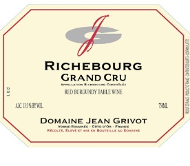 Domaine Jean Grivot Richebourg Grand Cru