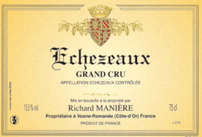 Domaine Richard Maniere Echezeaux Grand Cru