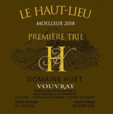 Domaine Huet Vouvray Le Haut Lieu Premiere Trie Moelleux