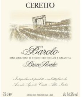 Ceretto Bricco Rocche Barolo