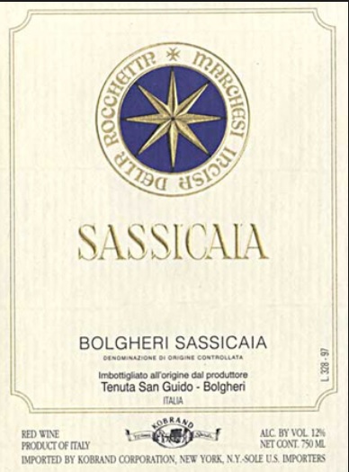 Tenuta San Guido Sassicaia